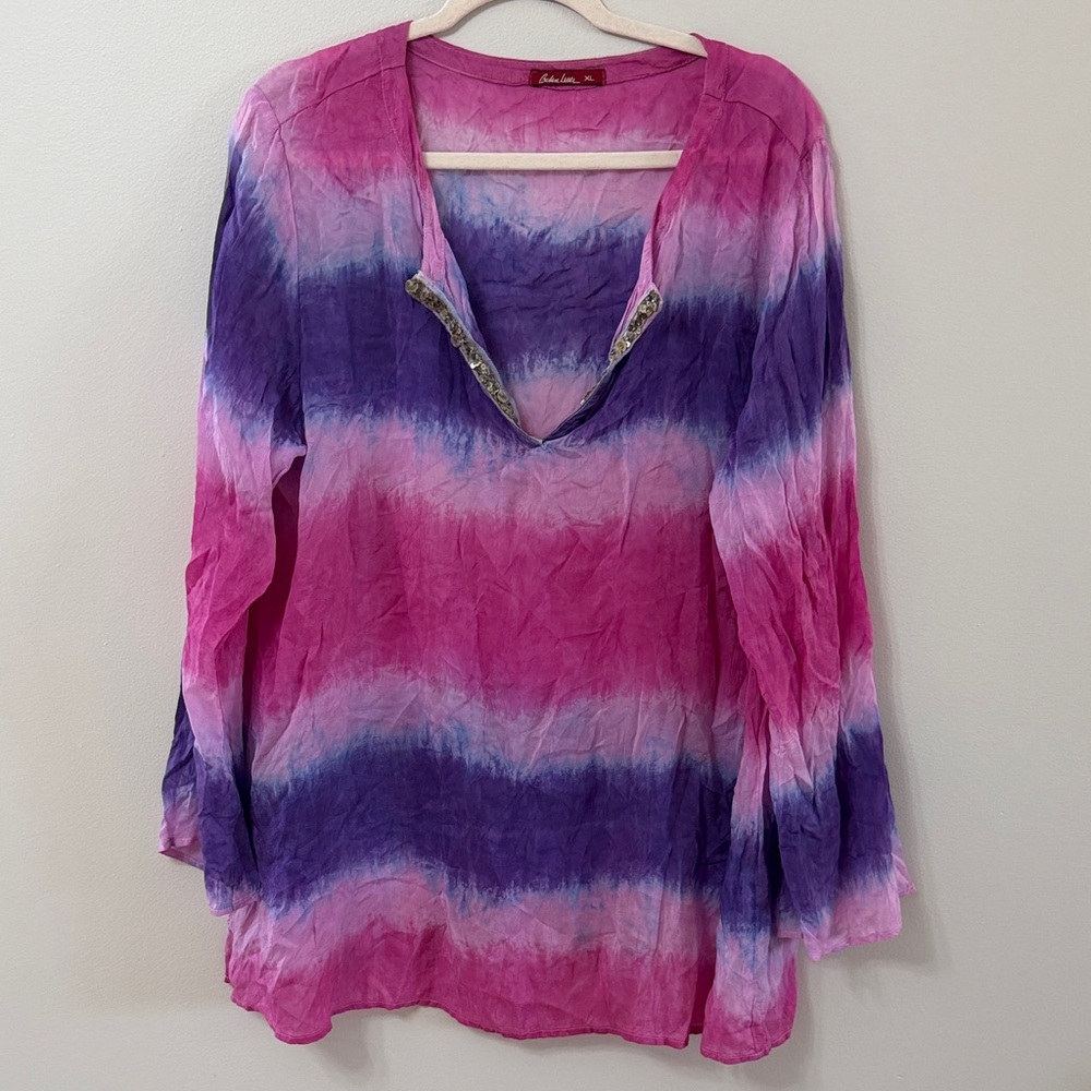 Tie Dye Flowy Top